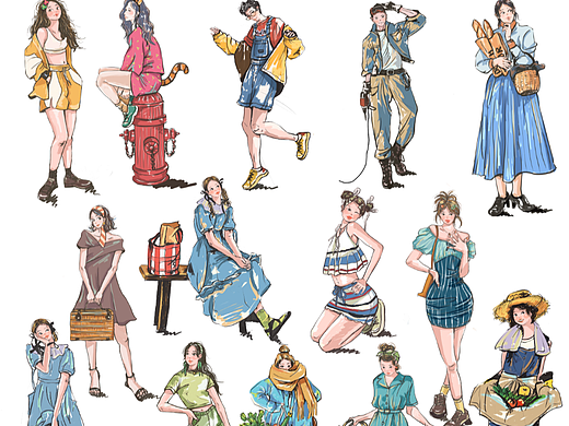 人物速写大集合