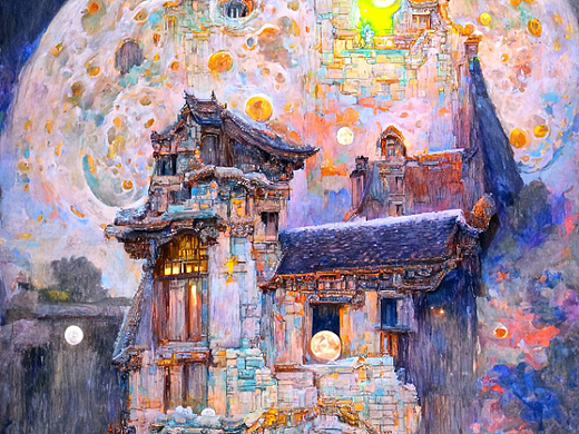 AI绘画档案馆｜贺中秋•第一弹
