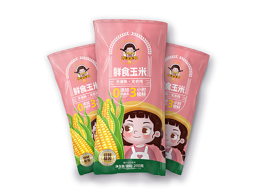 鲜食玉米包装设计