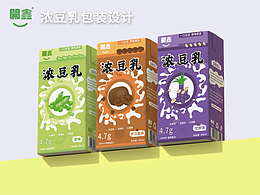 開鑫濃豆乳包裝設計 | 一口香濃好味道