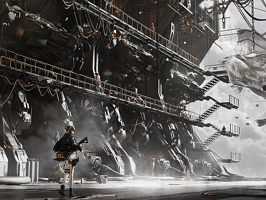 少女与机甲
