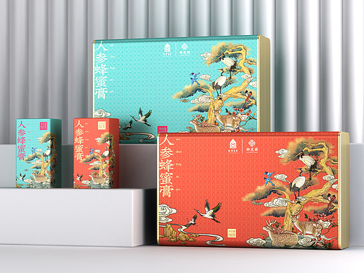 智圆行方x故宫食品·御花园蜂蜜包装