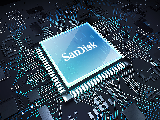 Sandisk产品场景渲染