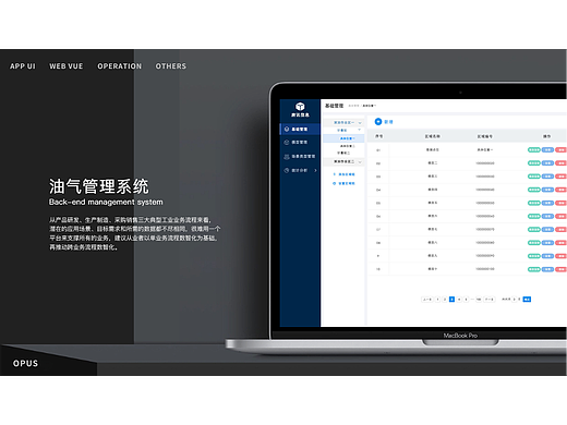 油气管理系统/B端管理页面/后台管理
