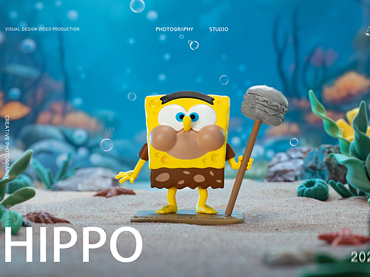 盲盒摄影-POP MART 海绵宝宝人生转场系列