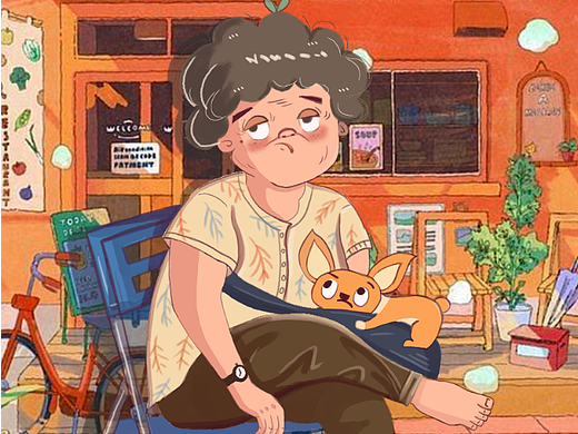 画一个老太太出街（个人主页-ZNjI3MzU1Njg=） - 创作习作 - 站酷设计师大晴天儿原创素材 - 站酷ZCOOL