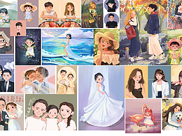 2022年始的一些照片转插画头像练习