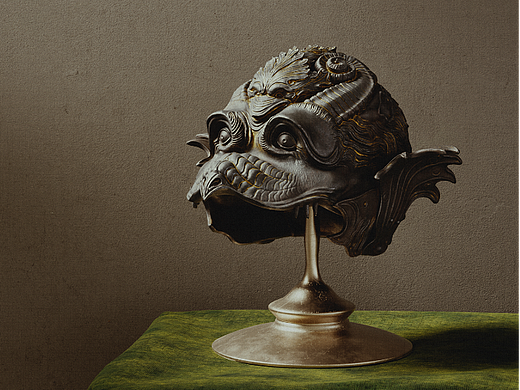 中世纪头盔雕刻练习