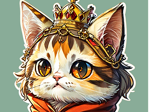 职业猫头像-女王猫（个人主页-ZNjUzODg1MzI=） - 儿童插画 - 站酷设计师木槿设计_Keesa原创素材 - 站酷ZCOOL