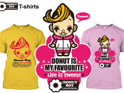 香港Donut漫画T恤