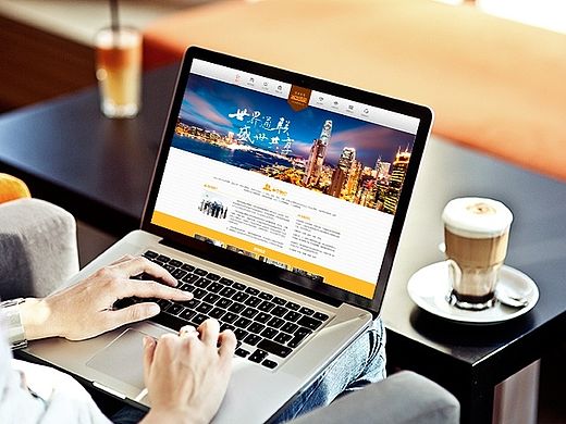 一个企业网站的效果图