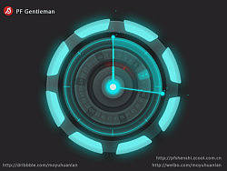 時(shí)鐘-原型gif（個(gè)人主頁-ZMjc3Njc4OA==） - 交互/UE - 站酷設(shè)計(jì)師PF紳士原創(chuàng)素材 - 站酷ZCOOL