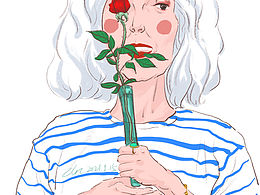 原创插画-祝大家情人节快乐