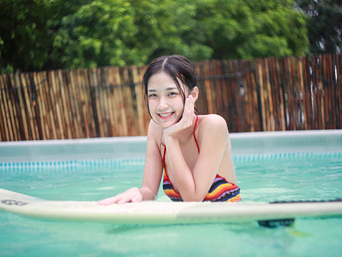 人像摄影｜夏日泳池小清新🌈