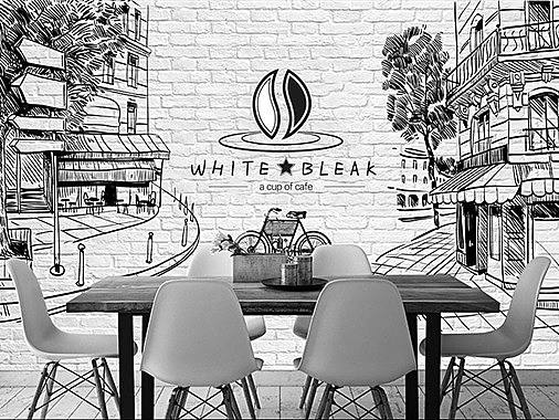 白黑咖啡店VI