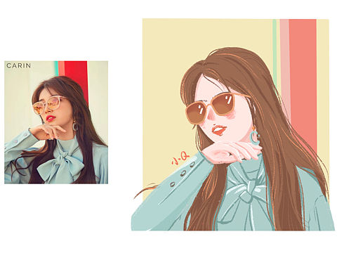 头像练习（个人主页-ZNDMwODM1ODQ=） - 创作习作 - 站酷设计师晴儿呀原创素材 - 站酷ZCOOL