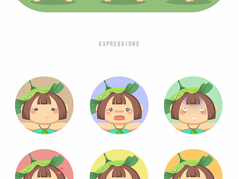 原创吉祥物人物插画设计