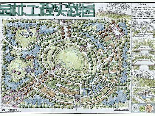 园林工程实践园(个人主页-ZNDQyMTUxNjQ=) - 景观设计 - 站酷设计师艺名段帅原创素材 - 站酷ZCOOL