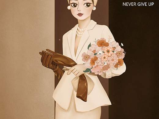 复古时尚（个人主页-ZNTExOTIwOTI=） - 创作习作 - 站酷设计师白白胖胖小三七原创素材 - 站酷ZCOOL