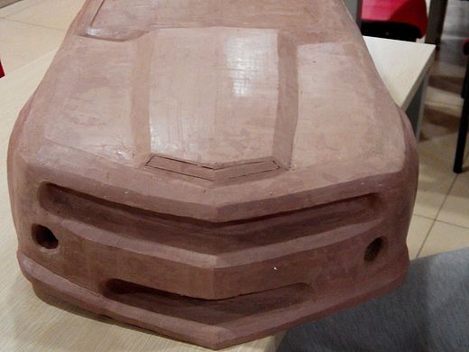 大黄蜂油泥模型制作分享