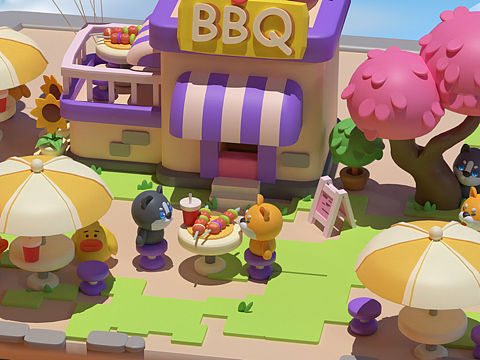 动物BBQ
