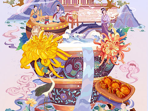 24节气/秋分/风吹一片叶•万物已惊秋