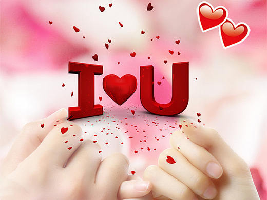 原创情人节海报