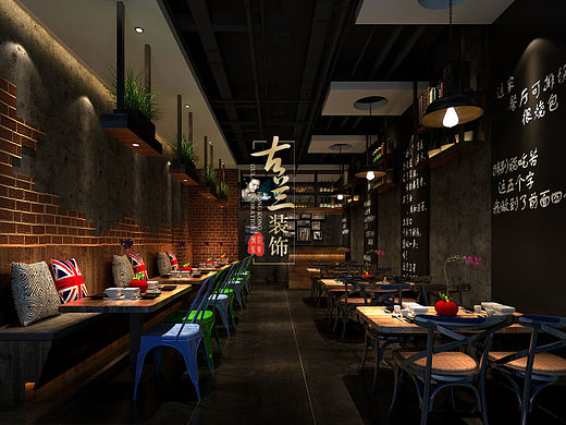 成都连锁烧烤店装修设计《石棉烧烤店装修设计》（个人主页-ZMTU0Nzg2NDQ=） - 家装设计 - 站酷设计师成都体验店设计原创素材 - 站酷ZCOOL
