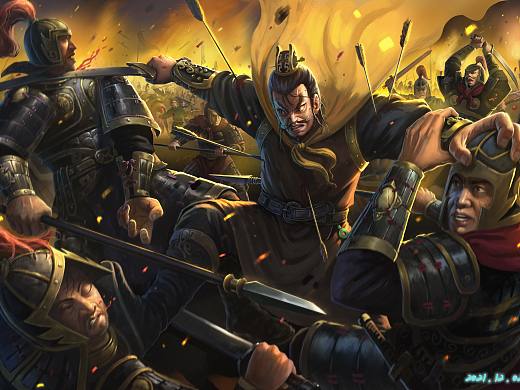 宛城之战（个人主页-ZNTc0MDU5MTY=） - 游戏原画 - 站酷设计师Z04818539原创素材 - 站酷ZCOOL