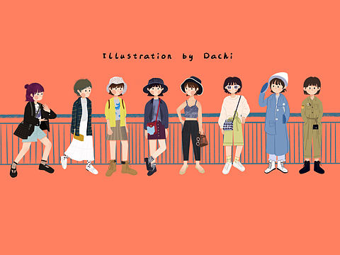 人物穿搭（个人主页-ZNDA3NzQ3MjA=） - 创作习作 - 站酷设计师是大池啊原创素材 - 站酷ZCOOL