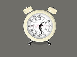 闹钟/时钟拟物图标