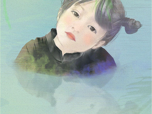 夢中女孩（個人主頁-ZNTQyNjU5MjQ=） - 藝術插畫 - 站酷設計師太陽的花原創(chuàng)素材 - 站酷ZCOOL