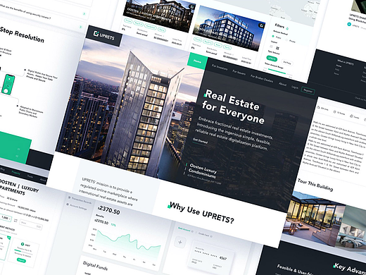 UPRETS数字房产web/mobile2.0
