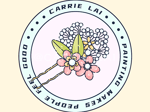 百图斩 DAY024/古风发饰-桃花发钗