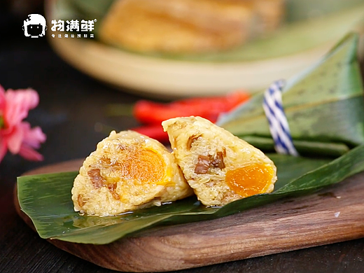 端午特色卤香鹅肉粽