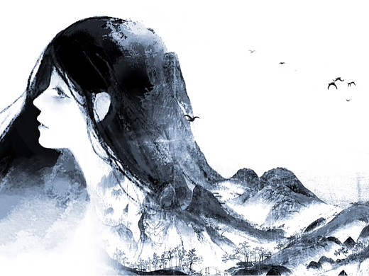 青丝如黛，青丝如瀑