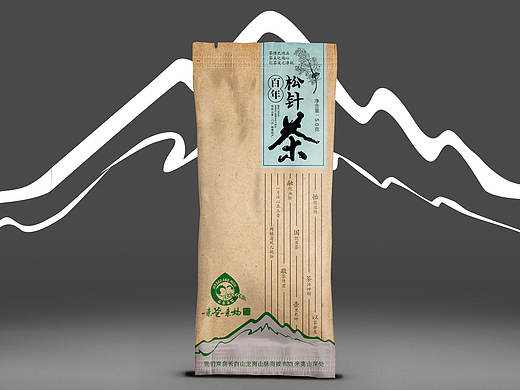 长白山茶叶产品包装设计