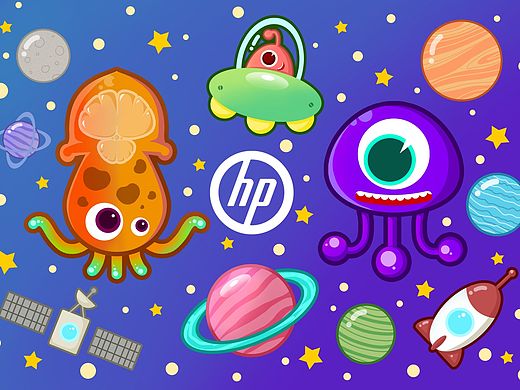 快乐的蛋蛋星人 快乐的惠普星球