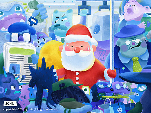 沒有收到禮物的原因（個人主頁-ZMTk2NDk4MTY=） - 新銳潮流插畫 - 站酷設計師HUANGZIKANG原創(chuàng)素材 - 站酷ZCOOL