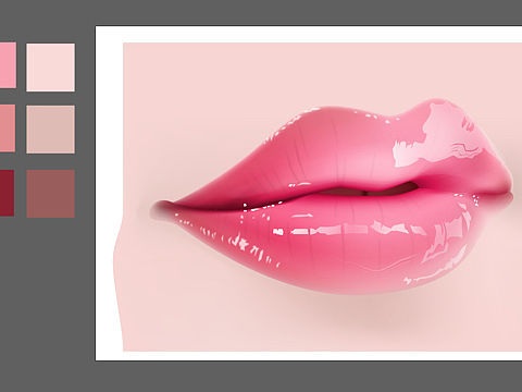 今天直播畫的Ai嘴唇（個(gè)人主頁-ZNDA0NTc0NjA=） - 創(chuàng)作習(xí)作 - 站酷設(shè)計(jì)師CRomputer_羅原創(chuàng)素材 - 站酷ZCOOL