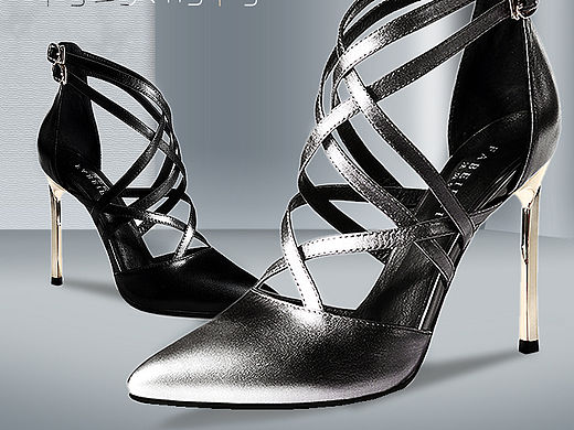 高跟鞋的详情页海报，背景动态教程