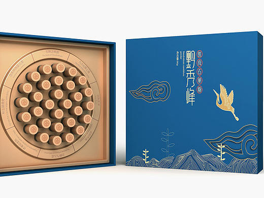 铁皮石斛包装设计、铁皮石斛粉包装设计、铁皮石斛枫斗包装设计，高档礼盒包装设计，黔秀峰铁皮石斛包装设计