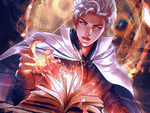 宋跃然135宋跃然原画 拿走王子王冠的巫师_viko_307巫师3网页设计-the