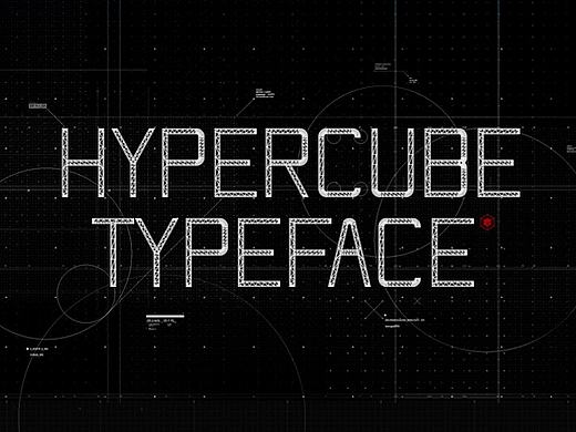 Hypercube免费字体 (2014)