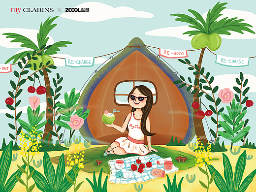 #my CLARINS 寻找天然好食肌#美肌露营美食之旅