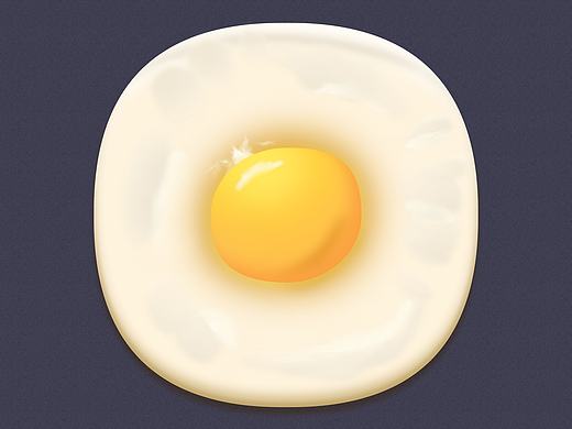 一枚煎蛋-拟物icon