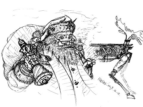 2077年后的圣诞老人