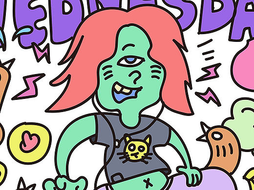 一周记（个人主页-ZMTg3MDA2NTI=） - 创作习作 - 站酷设计师卖蘑菇的Emon原创素材 - 站酷ZCOOL