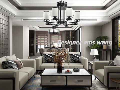 新中式的奢华（个人主页-ZNDc2NDEwNjQ=） - 家装设计 - 站酷设计师Z64832755原创素材 - 站酷ZCOOL