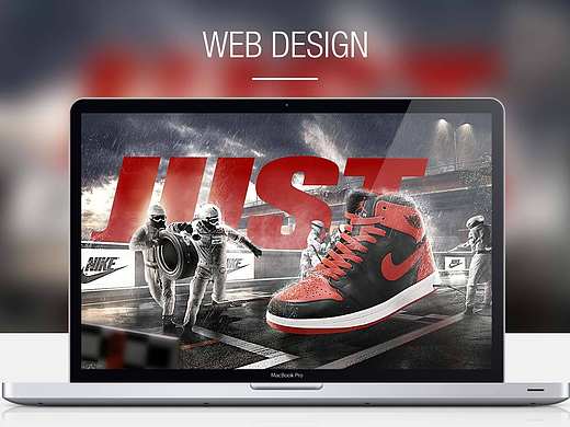 【NIKE运动鞋】合成海报